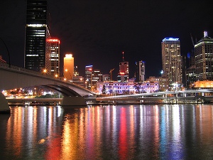 Brisbane by night