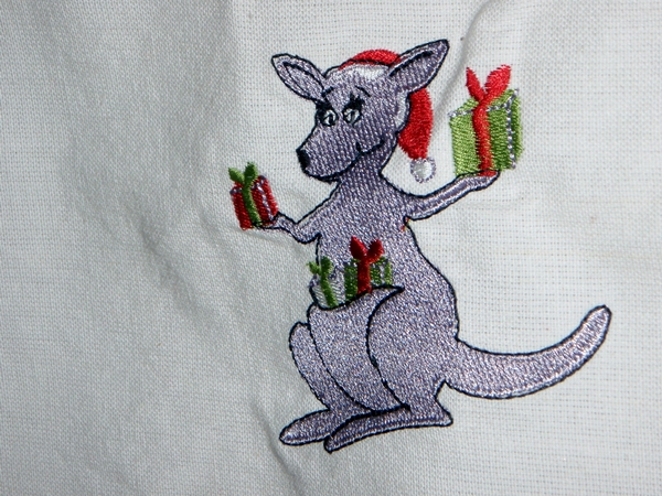 kangaroo santa