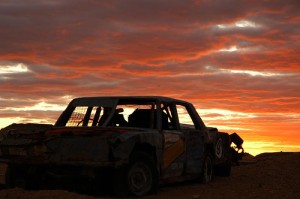 coober pedy sunset