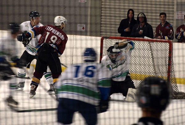 goalie shot