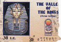 Valey of the Kings ticket