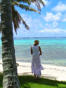 Island Girl by the Sea