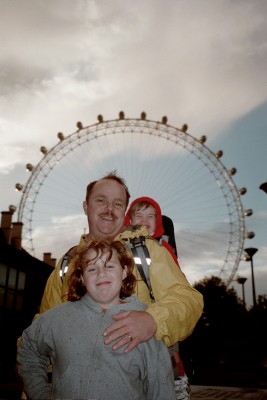After a Fun Ride on the London Eye (Scarborough photo)