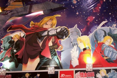 Manga Display at Hong Kong Comics Convention 2005 (photo courtesy Nancy Fancher)