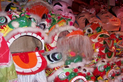 Dragon Masks, History of Hong Kong Museum (Scarborough photo)