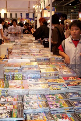 Miles o' Manga at the Hong Kong Comics Convention 2005 (Scarborough photo)