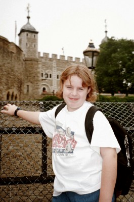 Tower of London exterior, next to the Thames