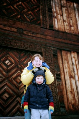 The outdoor part of the Norwegian Folk Museum, Oslo (Scarborough photo)