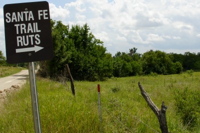 Well, we found the sign but couldn't see the ruts (Scarborough photo)