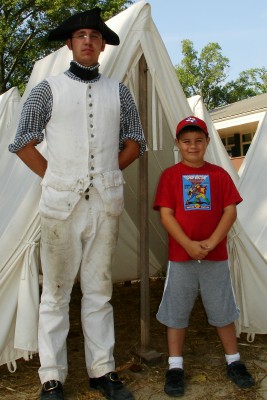 Yorktown Victory Center Colonial Army encampment (Scarborough photo)