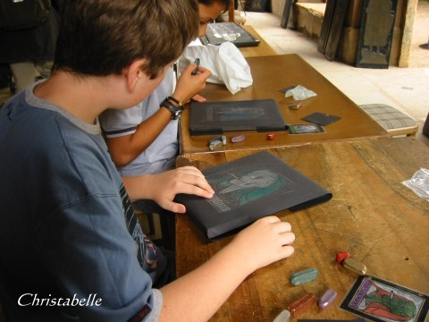 Brass Rubbing Centre projects (courtesy Christabelle at flickr's Creative Commons)