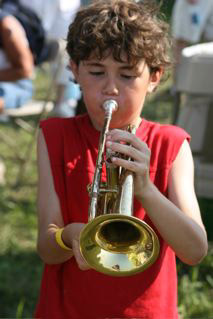 The Instrument Petting Zoo at Symphony in the Flint Hills, Kansas (courtesy Kansas City Symphony)