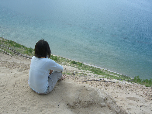Yes, it's in Michigan - atop the Sleeping Bear Dunes (courtesy michael and anna at Flickr CC)