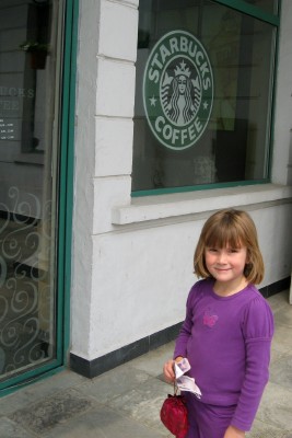 A little bit of familiarity can be a good thing for kids in a foreign country (courtesy Laura Bond Williams.)