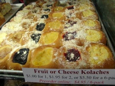 Kolaches at Weikel’s Bakery, La Grange, Texas (Scarborough photo)