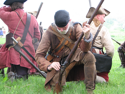Fort Ticonderoga reenactors (courtesy Slabcity Gang at Flickr CC)