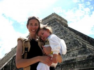 Shelly Rivoli at Chichen Itza