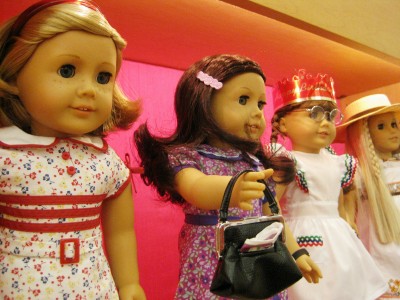 the American Girl dolls,