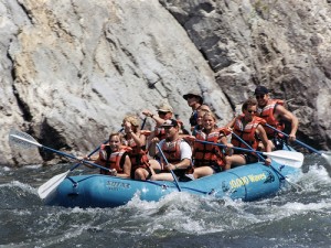 Rafting on Clarke Fork rapids, Montana (courtesy wordcat57 at Flickr CC)
