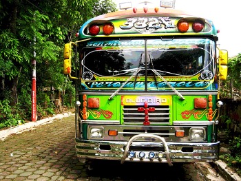 Traveling by Bus in Honduras