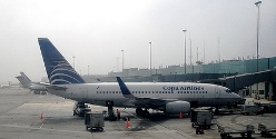 airplane at lima airport