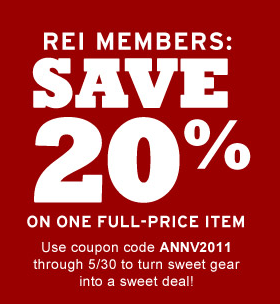 Read more on Rei coupon save with january 2015 rei coupon code .